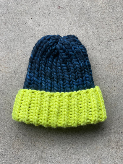 "The Beanie" in Color Block - READY TO SHIP