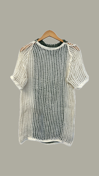Vintage Swedish Military Net Shirt - OS