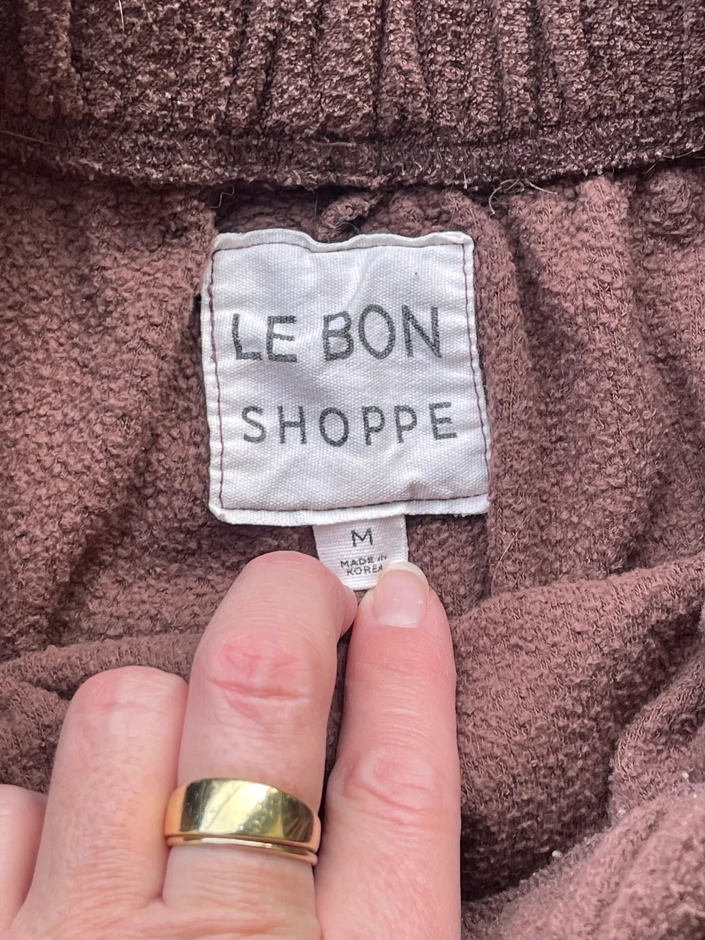 Pre-loved Le Bon Shoppe Terry Balloon Pant - M