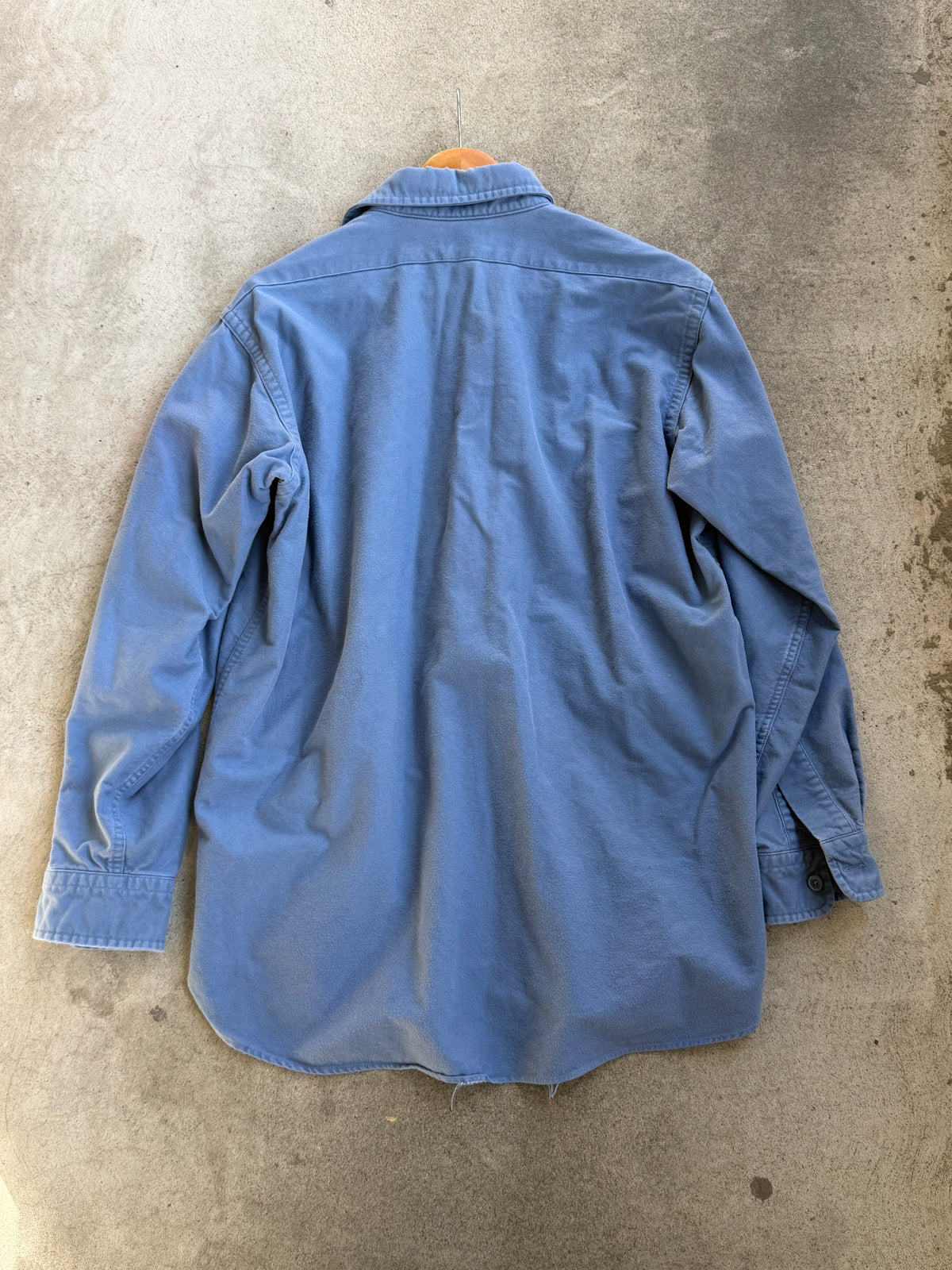 Vintage Chamois Shirt in SKY BLUE - L