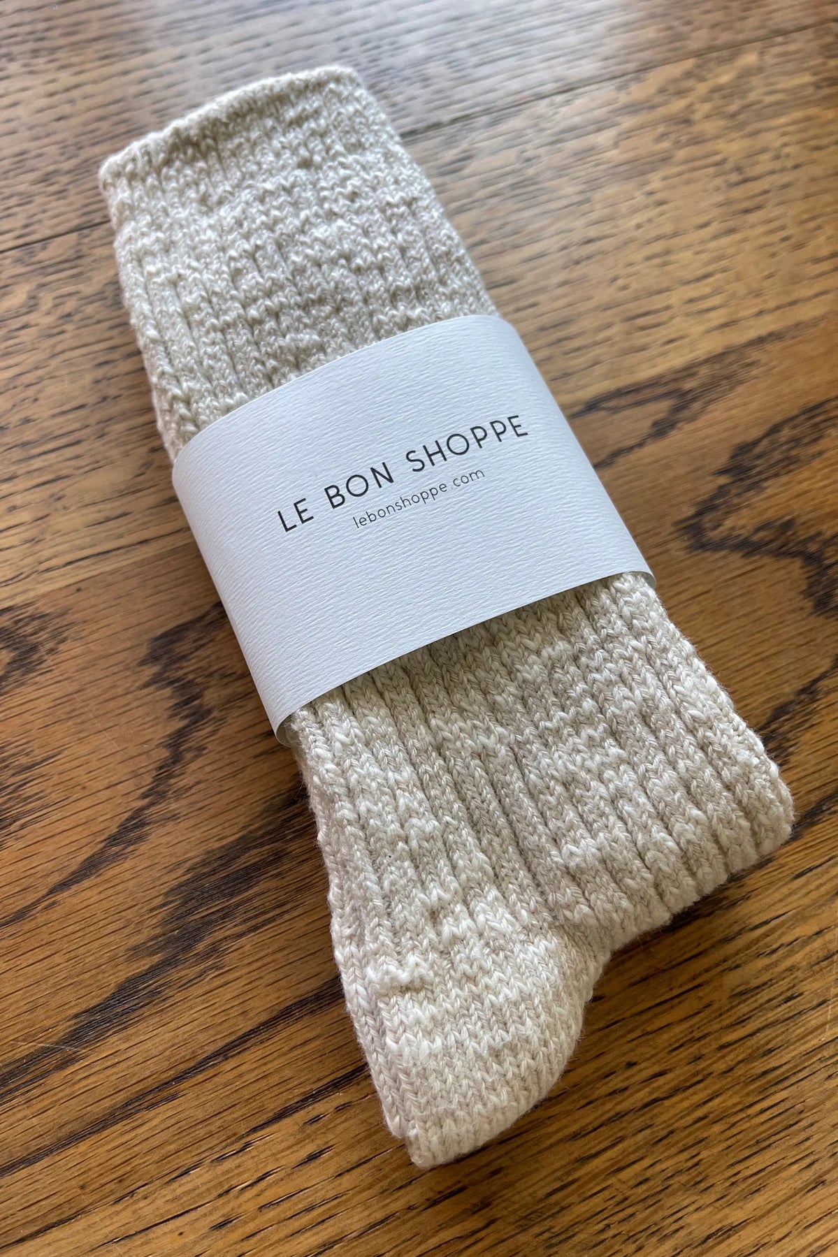 Le Bon Shoppe Cottage Sock in OATMEAL - OS