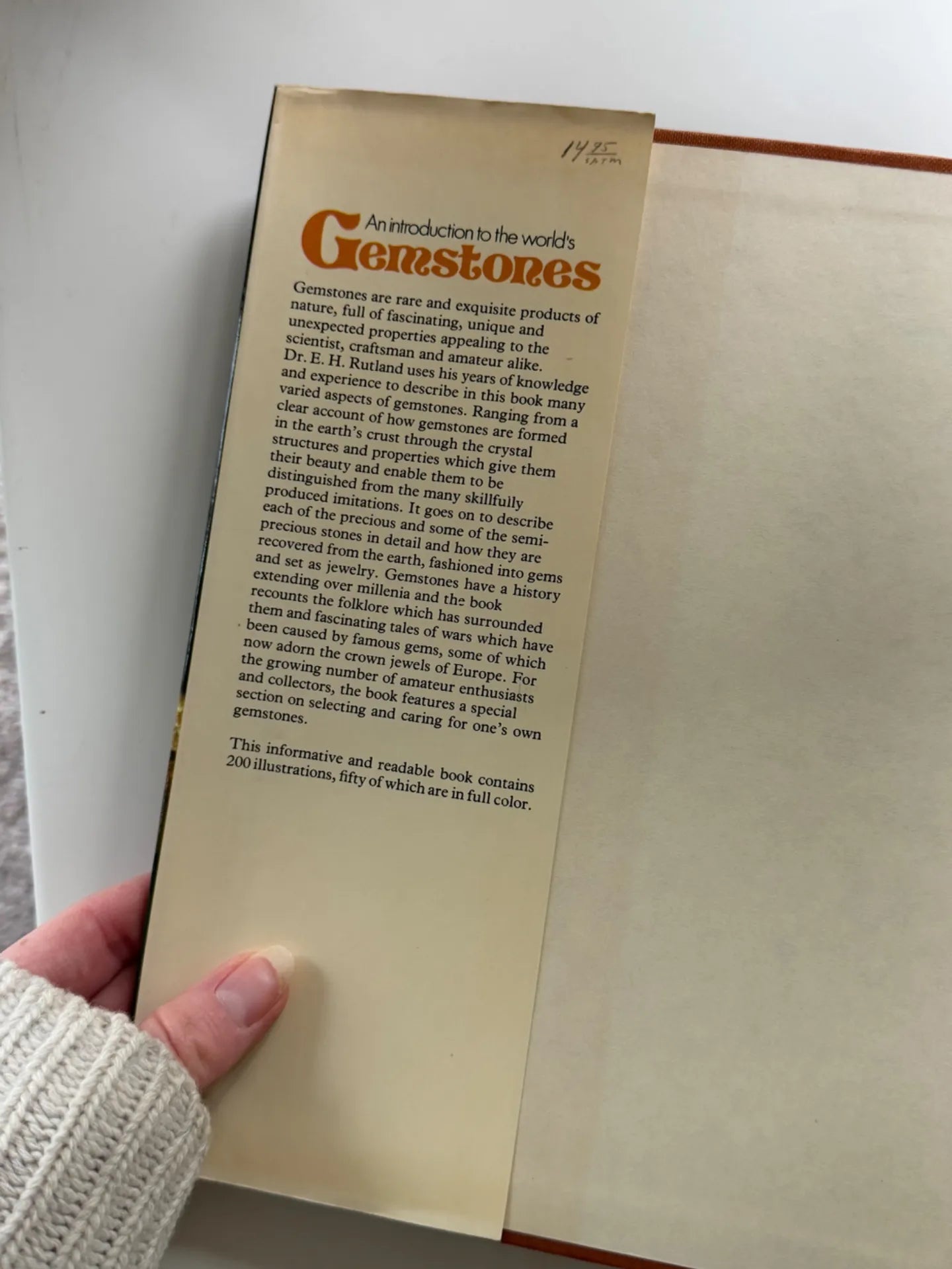 Vintage 1970s Coffee Table Book - Gemstones