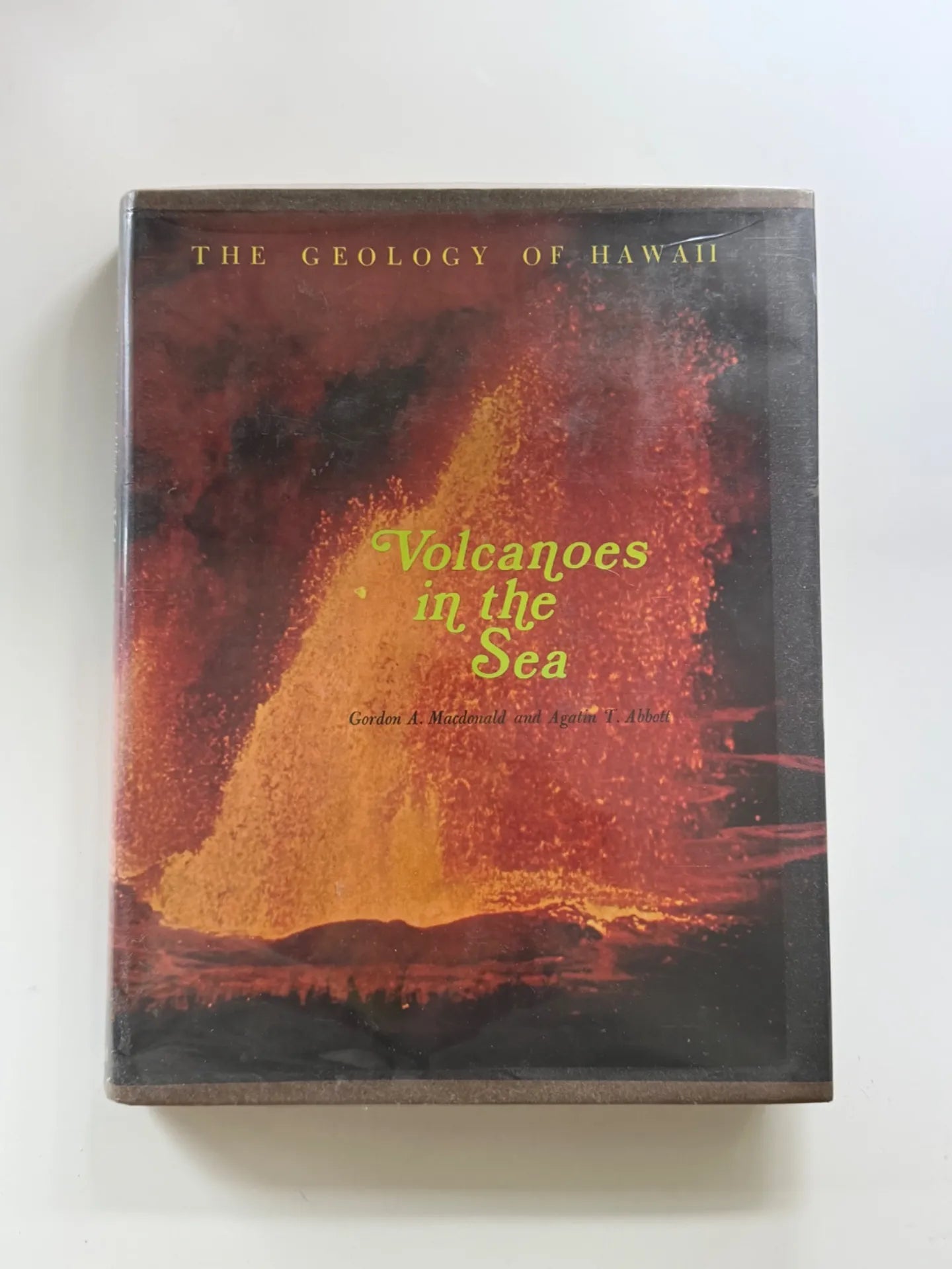 Vintage 1970s Coffee Table Book - Volcanoes