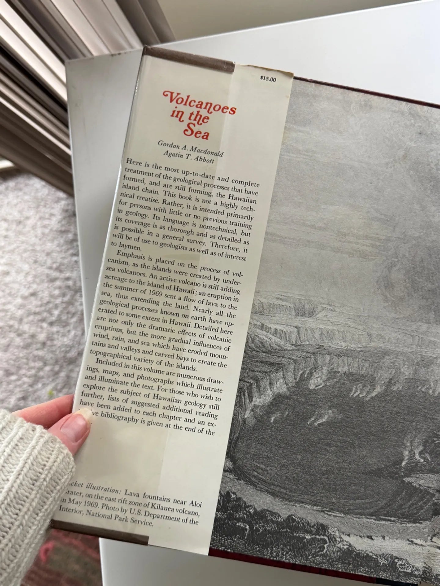 Vintage 1970s Coffee Table Book - Volcanoes