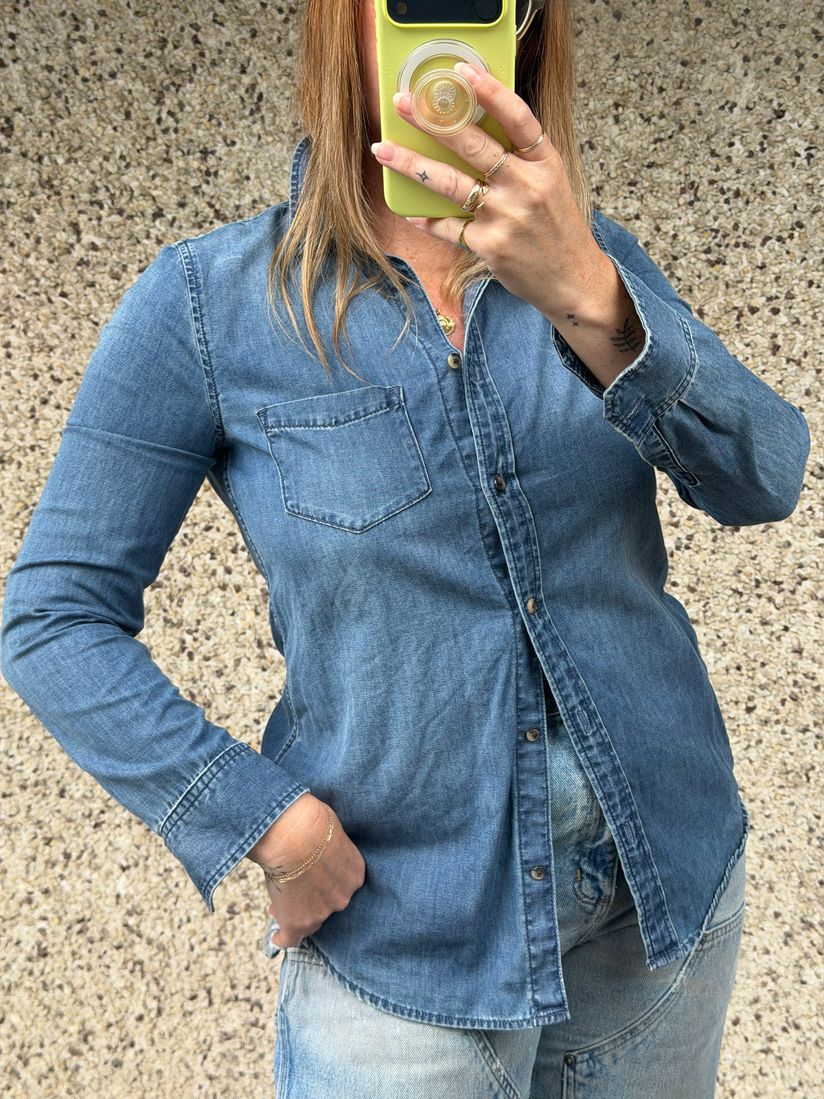 Soft Chambray Shirt - S