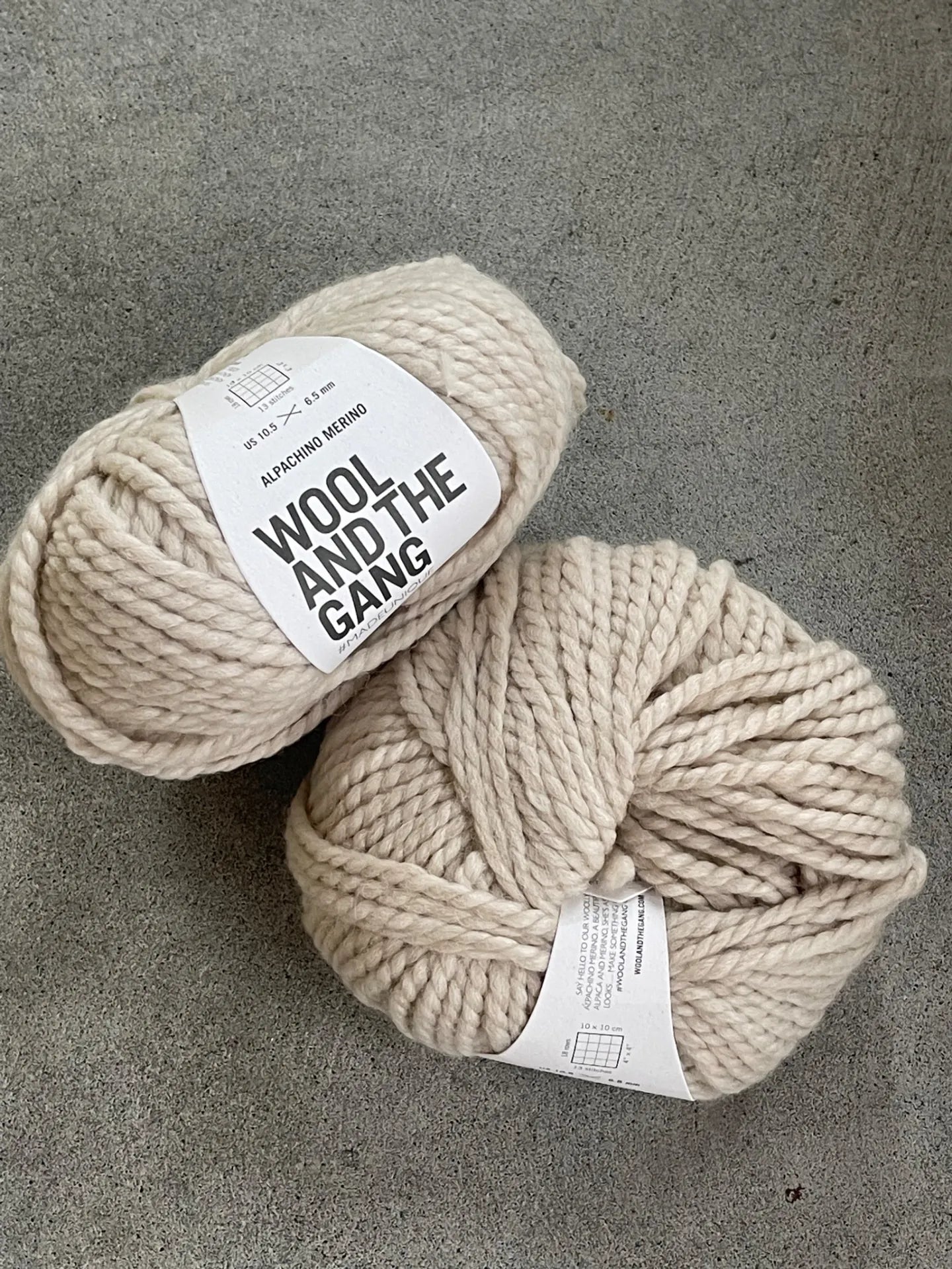 WOOL AND THE GANG - Alpachino Merino ( Sahara Dust )