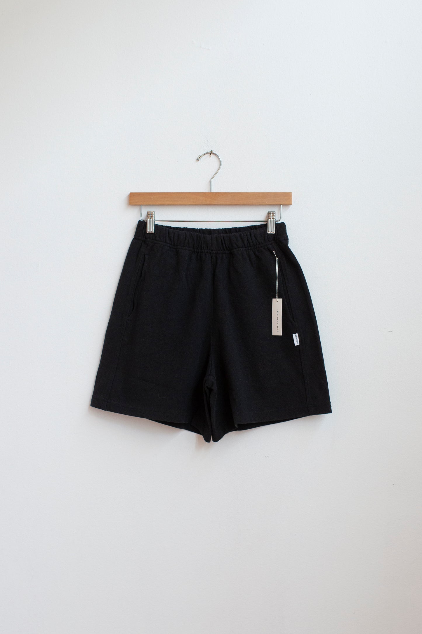 Le Bon Shoppe Flared Basketball Shorts in BLACK - ( select size )