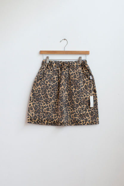 Le Bon Shoppe City Skirt in LEOPARD - ( select size )