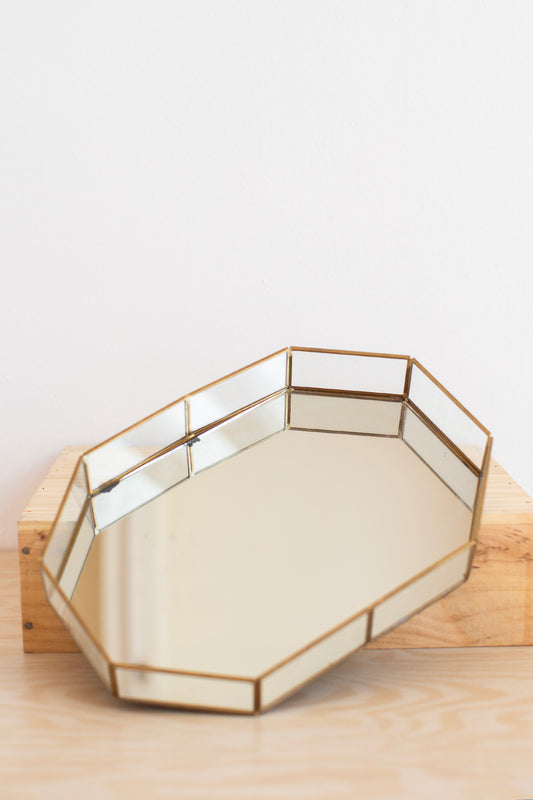 Vintage Mirrored Glass Tray x Haus + Home