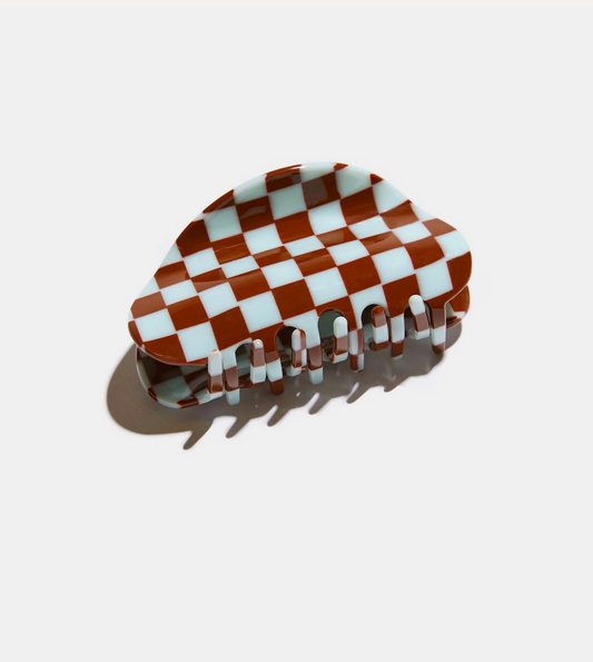 Chunks Checker Claw in Ice Brown - OS