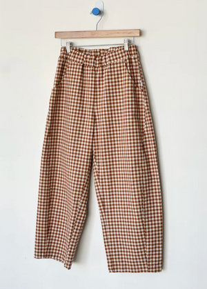 Le Bon Shoppe Arc Pant in Cinnamon Gingham PREORDER - ( SELECT SIZE )