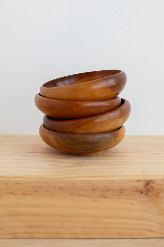 Vintage Teak Bowls ( Set of 4 ) x Haus + Home