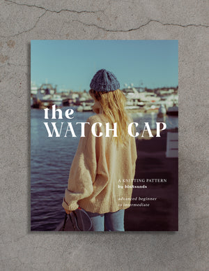 the Watch Cap - Knitting Pattern ( PRINTED BOOKLET )