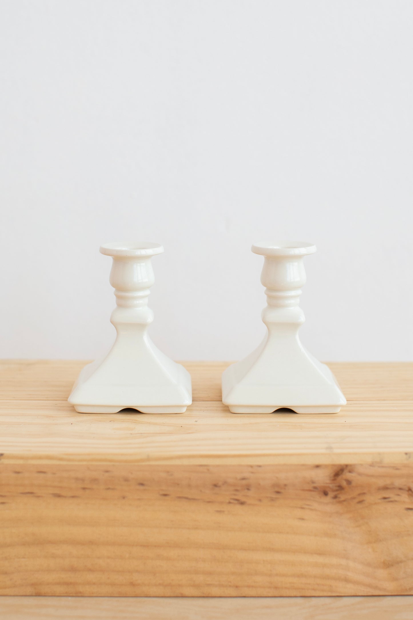 Vintage Ceramic Candle Holders PAIR x Haus + Home