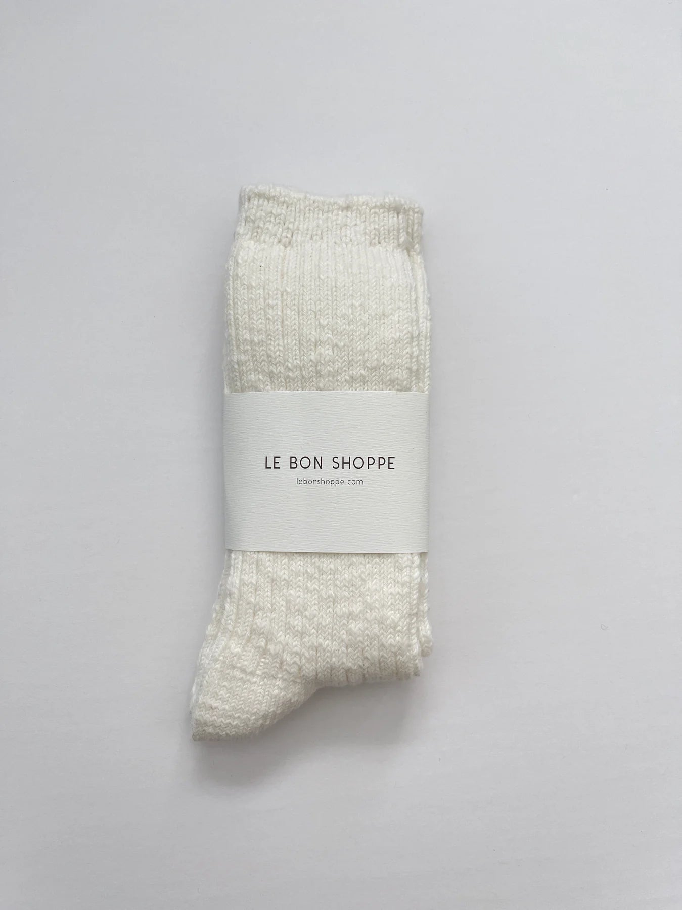 Le Bon Shoppe Cottage Sock in WHITE LINEN - OS