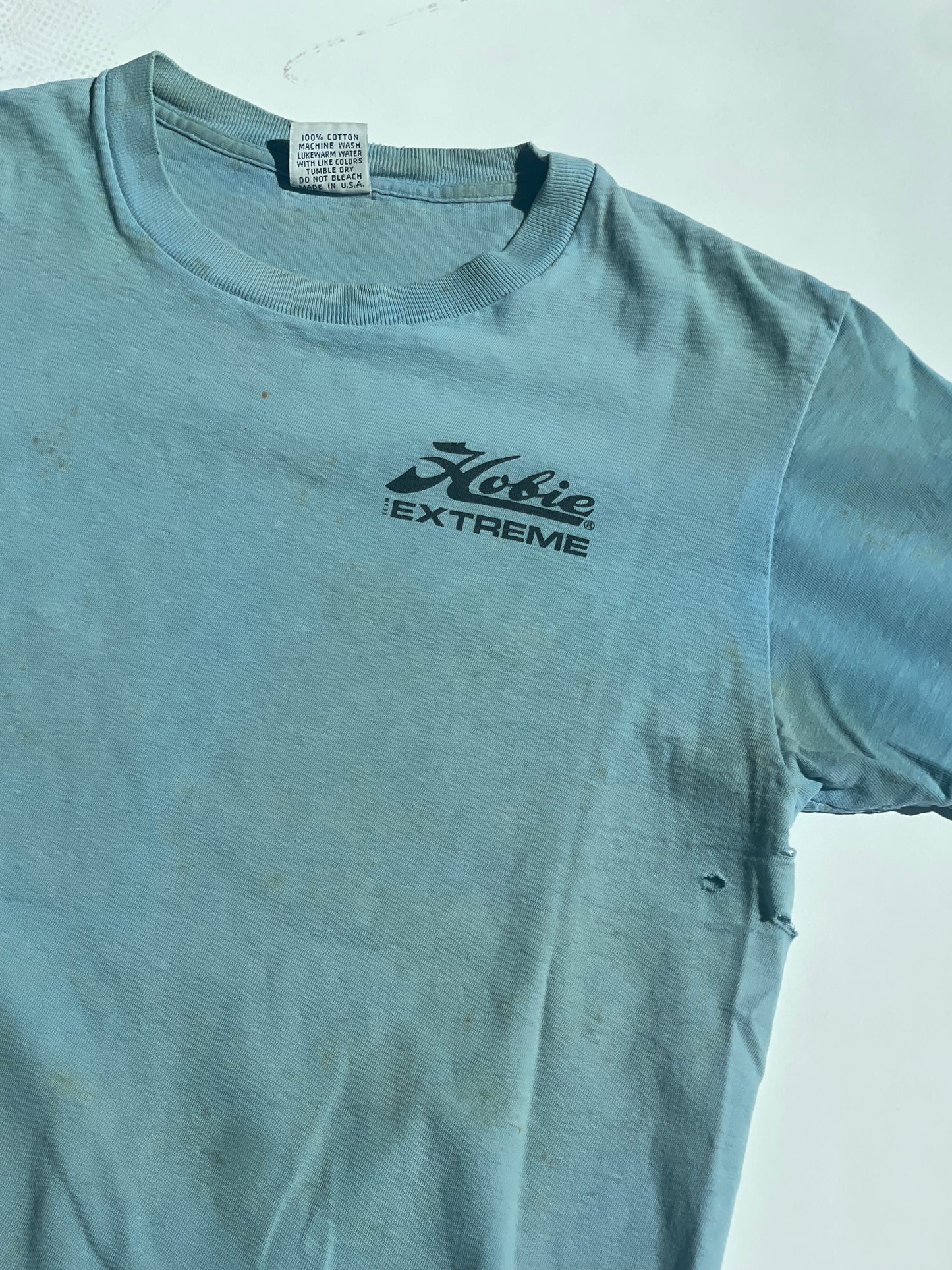 Vintage 1989 Thrashed Hobie Extreme Tee - S/M