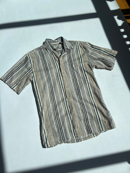 Vintage Stripe Cotton Shirt - up to M