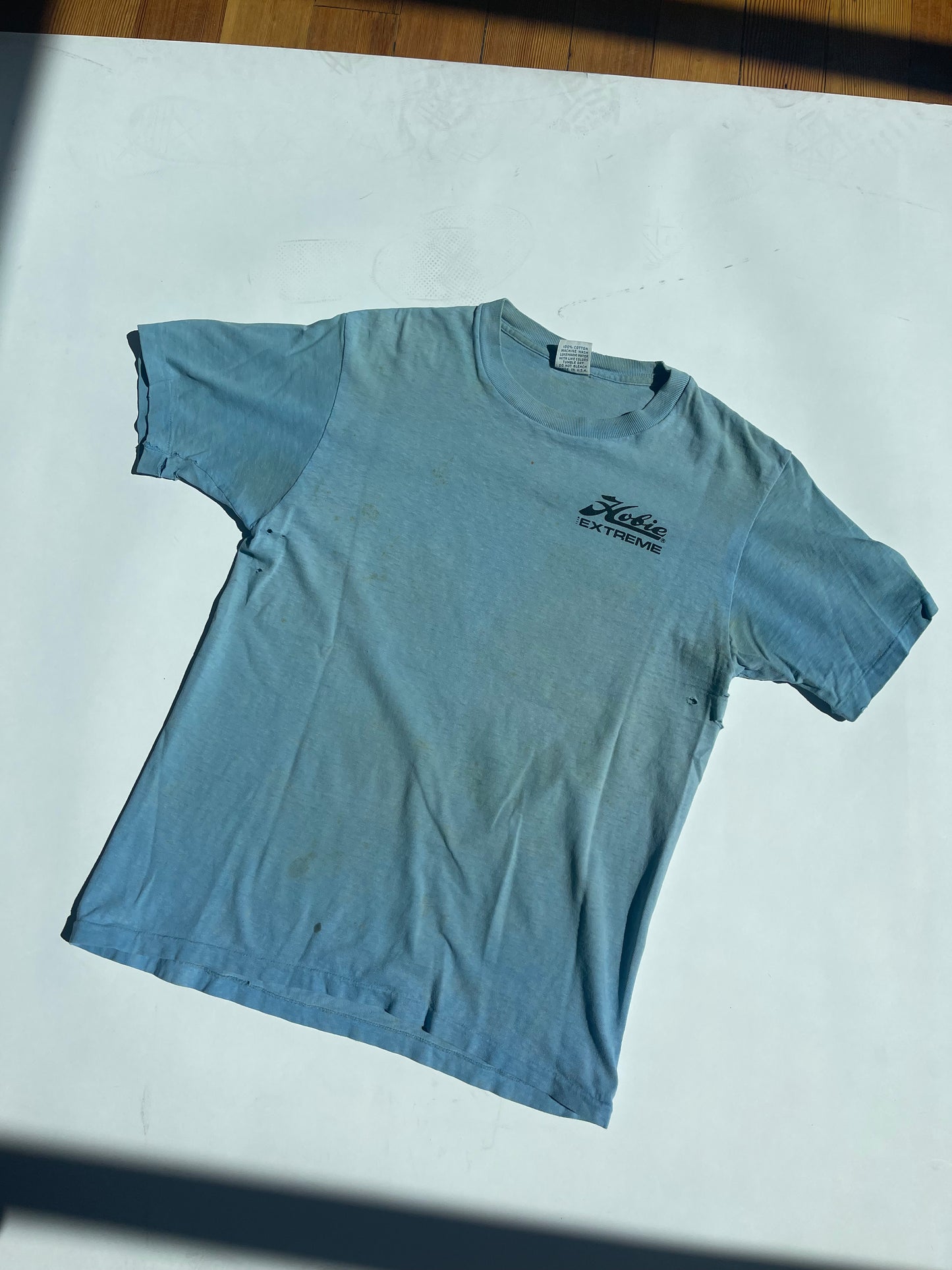 Vintage 1989 Thrashed Hobie Extreme Tee - S/M