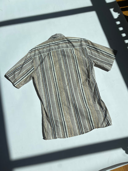 Vintage Stripe Cotton Shirt - up to M