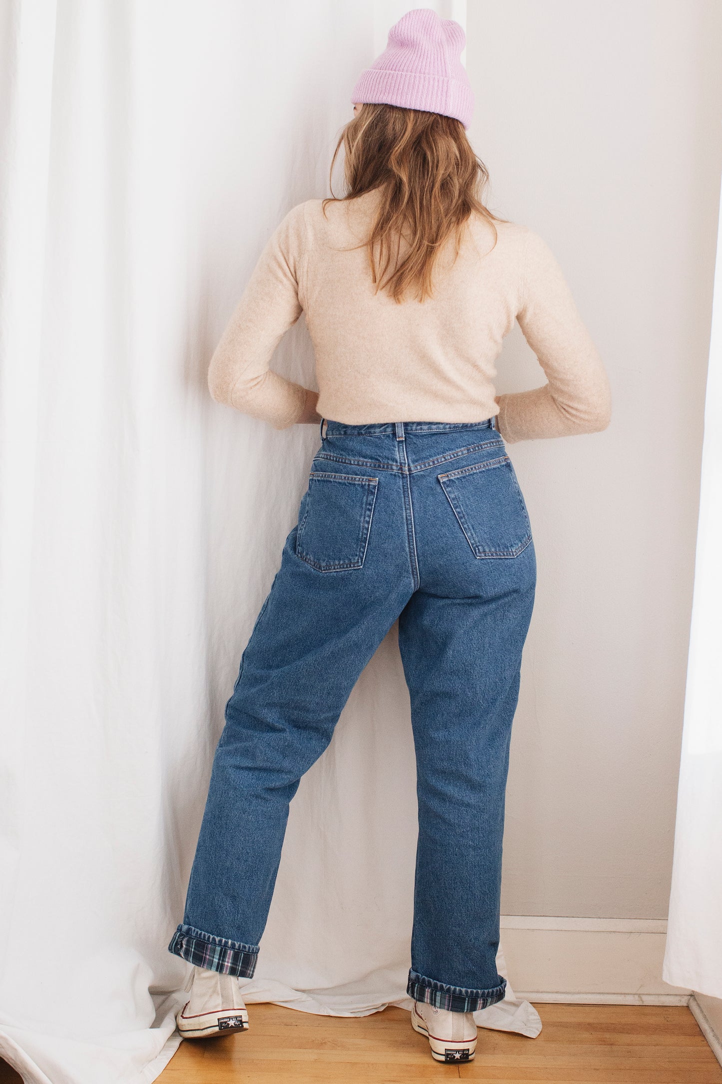 Vintage Flannel Lined Jeans - 30"