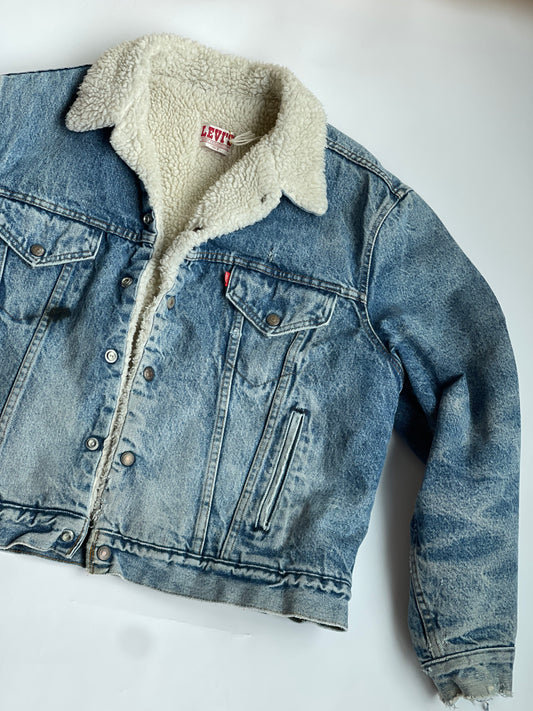 Vintage Levi's Sherpa Lined Jacket - L