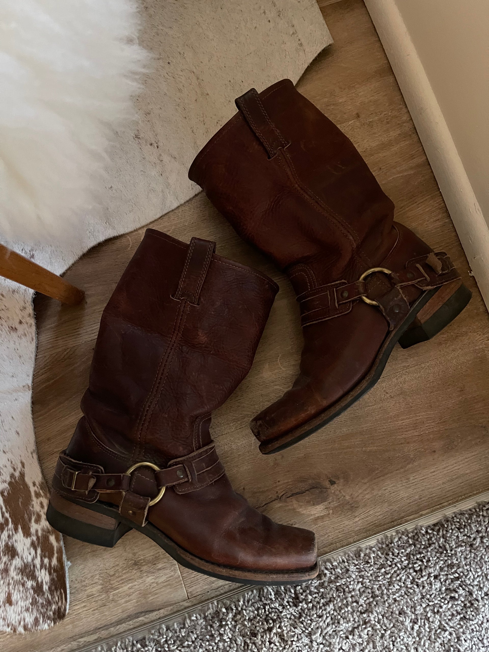 Frye weston harness boot shop